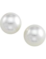 Jewelplus South Sea Cultured Pearl Earrings 14K Yellow Pair 15.00 Mm Full Button