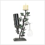 Grapevine Wine Rack and Candleholder