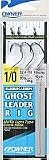 Ghost Leader Florucarbon Leader W/ Circle Hook size 1/0 Hook - Owner American Corp 5214-111, Fishing Hooks