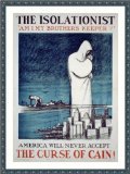 Historic Print L The isolationist am I my brothers keeper American will never accept the curse of Cai