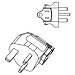 eXpansys US 3-Pin Inlet - UK Outlet Plug