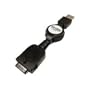 Ziplinq ZIP-DATA-P10 Retractable Dell Axim X3/X3i Charge and Sync Cable (30 Inch, White)