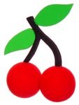 Cherries Antenna Ball Topper