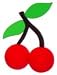 Cherries Antenna Ball Topper Image