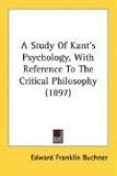A Study of Kant's Psychology, with Reference to the Critical Philosophy (1897)