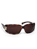 LIZ CLAIBORNE Sunglasses Retangle Plastic with Brown Gradient Pattern - B001F1Y27A