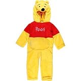 Winnie The Pooh Deluxe 2-Sided Plush Jumpsuit Costume - Medium (3T-4T)