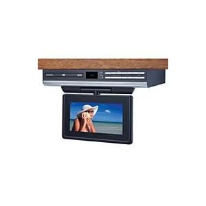Audiovox VE727 Ultra Slim 7-Inch LCD Drop Down TV with Built-in Slot Load DVD Player