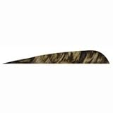 Gateway Archery ''Tree'' Colored Feathers 4'' Right Wing, Color Trebrown