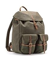 Pure Cotton Waxed Rucksack Bag