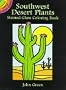 Southwest Desert Plants Stained Glass Coloring Book