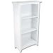 Avalon 3-Shelf Bookcase - White