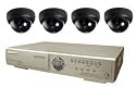 4x Dome Kamera mit 420TVL 0,8LUX , Rekorder, 250GB - BM-KS01