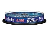 Electronics : Verbatim - 10 x DVD+R DL 8.6 GB 2.4x - matt silver - spindle - storage media