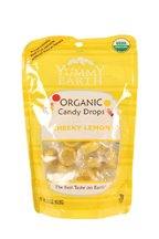 Yummy Earth Organic Candy Drops Cheeky Lemon 3.30 oz. bags (approximately 30 count)