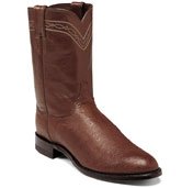 Mens JUSTIN SMOOTH OSTRICH Cowboy Boots Casual Dress BROWN (Size Run 6 - 13 D / EE) SPR-SUM FAL-WIN