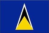 St. Lucia Flag Nylon 12 in. x 18 in.