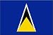St. Lucia Flag Nylon 12 in. x 18 in.