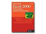 Microsoft Excel 2000 Visual Basic Sprachverzeichnis - reference book - German Software