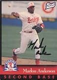 Marlon Anderson, Philadelphia Phillies Autographed Card