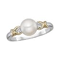 10kt. Two Tone Gold, Cultured Pearl Fashion Ring