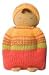 Fair Trade Cuddling Doll - Orange Outift