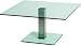 Square Glass Semplice Side Table 450 high 525 x 525 clear Image