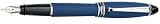 Aurora Ipsilon Satin Blue Extra Fine Point Fountain Pen - AU-B10B-EF