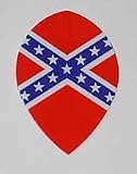5 Sets - CONFEDERATE FLAG - Hard Poly flights