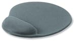 Compucessory Imac Mouse Mat Ergonomic Non-slip with Gel Wrist Rest Grey Ref CCS55151