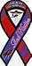 Red Hat Red Hatter Ribbon Car Magnet