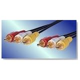 アクロス 映像AUDIOピンケーブル 5m RCAピン×3-RCAピン×3 AVC-131