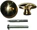 Brass Bookcase Knob - 3/4