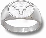 Texas Longhorns Oval &acute; Longhorn &acute; 1 / 4 &acute; Ladies &acute; Ring Size 6 1 / 2 - Sterling Silver Jewelry - B0000DGO2F