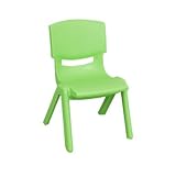 10 Resin Chairs - 6 Pk - Lime Green tagged \