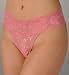Cosabella Never Say Never Bootie Lace Thong (Nev03ZB) one size/Dusty Rose