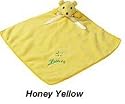Snuggle Bear Blanket Honey Yellow