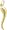Italian Horn Charm, Gold Plated Silver