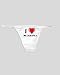 White Thong with I Love Melicertes