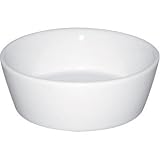 Porcelain Whiteware Crockery Set - Miniature Circle White - 75mm 3 (Box 12) - ideal for single bites and dips!