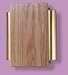 Heath Zenith 79/M Traditional Decor Series Wired Door Chime, Solid Oak with Satin Brass Tubes