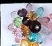 Improving lifestyles Glass Fashion Adjustable Ring Multi