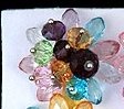 Improving lifestyles Glass Fashion Adjustable Ring Multi