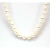 Cream Freshwater Pearl 18 Necklace Fitted on 9ct Gold