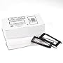 Panter Company SL-1 Spring-lock metal label holders binders, 1 binder cap., clear/black, dozen
