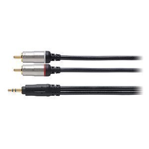 【クリックで詳細表示】audio-technica GOLDLINK Fine ピン×2-ステレオミニ(抵抗入り)1.5m AT560A/1.5