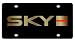Sky - Red Line - License Plate - Lazer-Tag