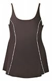 White Trim Plus Size Swimdress Swimsuit - Plus Size Swimsuit Plus Size Swimsuit