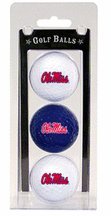 Mississippi Miss) Rebels Golf Ball Pack Of 3)