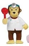 Webkinz Mini PVC Figure Doctor Monkey, MD